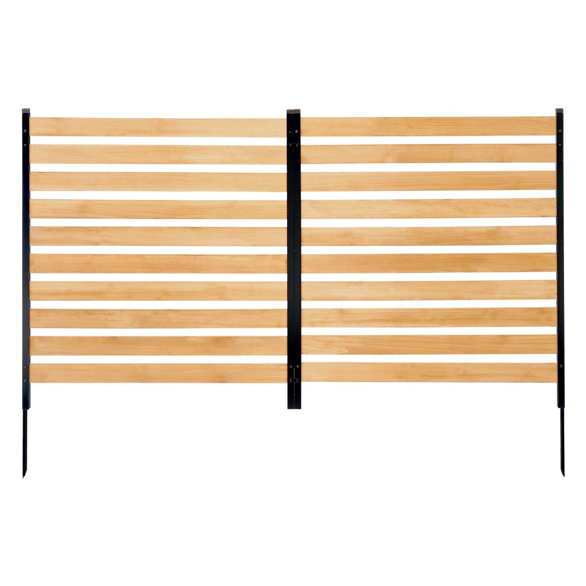 VEVOR Wood Privacy Fence, 38" W x 42" L, Οθόνη φράχτη κλιματιστικού με 2 πάνελ, περίβλημα εξοπλισμού πισίνας με μεταλλικούς πασσάλους, εύκολη εγκατάσταση DIY, Κάδος απορριμμάτων εξωτερικού χώρου για διακόσμηση κήπου