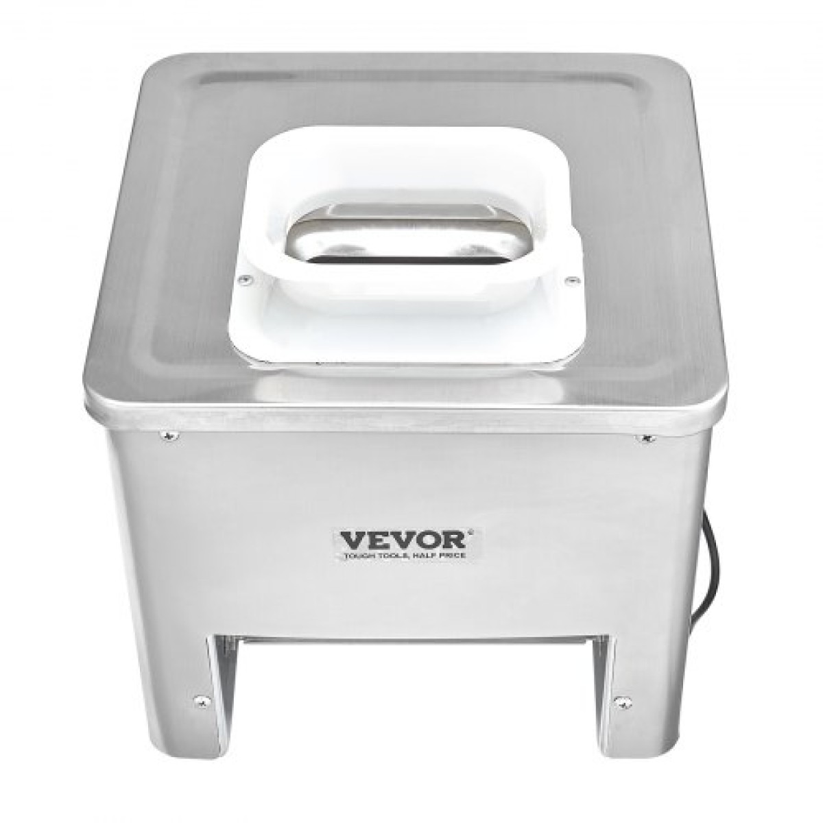 Μηχάνημα κοπής κρέατος VEVOR, Κόφτης κρέατος 550 W, Εμπορική μηχανή κοπής κρέατος 350 lb/h, ανοξείδωτος χάλυβας, πάχους 3,5 mm, Ηλεκτρικός κόφτης φαγητού για οικιακή κουζίνα, εστιατόριο, σούπερ μάρκετ