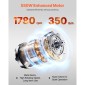 Μηχάνημα κοπής κρέατος VEVOR, Κόφτης κρέατος 550 W, Εμπορική μηχανή κοπής κρέατος 350 lb/h, ανοξείδωτος χάλυβας, πάχους 3,5 mm, Ηλεκτρικός κόφτης φαγητού για οικιακή κουζίνα, εστιατόριο, σούπερ μάρκετ