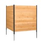 VEVOR Wood Privacy Fence, 38" W x 42" L, 2 πάνελ συμπαγής οθόνη φράχτη κλιματιστικού, περίβλημα εξοπλισμού πισίνας με μεταλλικούς πασσάλους, εύκολη εγκατάσταση DIY, Κάδος απορριμμάτων εξωτερικού χώρου για διακόσμηση κήπου