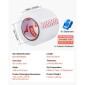 VEVOR Clear Packing Tape, 1,5 ίντσες Core, 6 Rolls 1,88 Inches x 25 Yards Tapepacking with Dispenser, 2,7 Mil Heavy Duty Packaging Tape Σχεδιασμένο για μετακίνηση, αποθήκευση και συσκευασία, αποστολή και αποστολή
