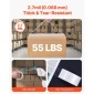 VEVOR Clear Packing Tape, 3 ιντσών Core, 6 Rolls 1,88 Inches x 65 Yards Tapepacking with Dispenser, 2,7 Mil Heavy Duty Packaging Tape Σχεδιασμένη για μετακίνηση, αποθήκευση και συσκευασία, αποστολή και αποστολή