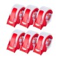 VEVOR Clear Packing Tape, 3 ιντσών Core, 6 Rolls 1,88 Inches x 65 Yards Tapepacking with Dispenser, 2,7 Mil Heavy Duty Packaging Tape Σχεδιασμένη για μετακίνηση, αποθήκευση και συσκευασία, αποστολή και αποστολή