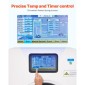 VEVOR Vacuum Freeze Dryer Machine, 8,8-13,2 LBS/Batch Food Freeze Drying Machine με δίσκους 4 στρώσεων, αντλία κενού, ρυθμιζόμενο χρονόμετρο και έλεγχο θερμοκρασίας, για φρούτα λαχανικά κρέας, λευκό