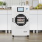 VEVOR Vacuum Freeze Dryer Machine, 8,8-13,2 LBS/Batch Food Freeze Drying Machine με δίσκους 4 στρώσεων, αντλία κενού, ρυθμιζόμενο χρονόμετρο και έλεγχο θερμοκρασίας, για φρούτα λαχανικά κρέας, λευκό