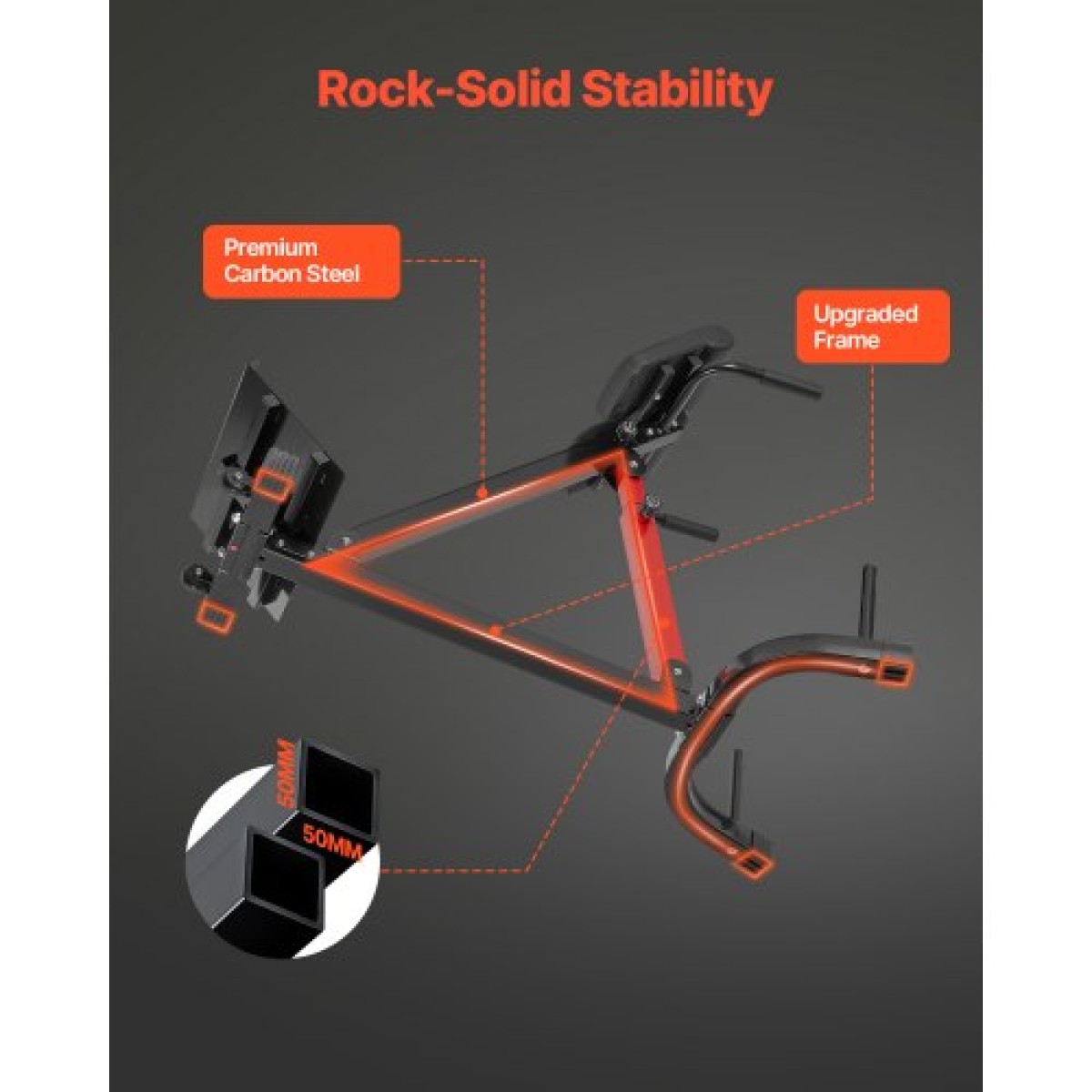 VEVOR Roman Chair Hyperextension Πάγκος, Ρυθμιζόμενο μηχάνημα επέκτασης 350 lbs, Εξοπλισμός άσκησης πολλαπλών λειτουργιών για προπόνηση γλουτών, οπίσθιων μηριαίων, κάτω πλάτης και κοιλιακού, πάγκος βαρών γυμναστικής για γυμναστήριο στο σπίτι