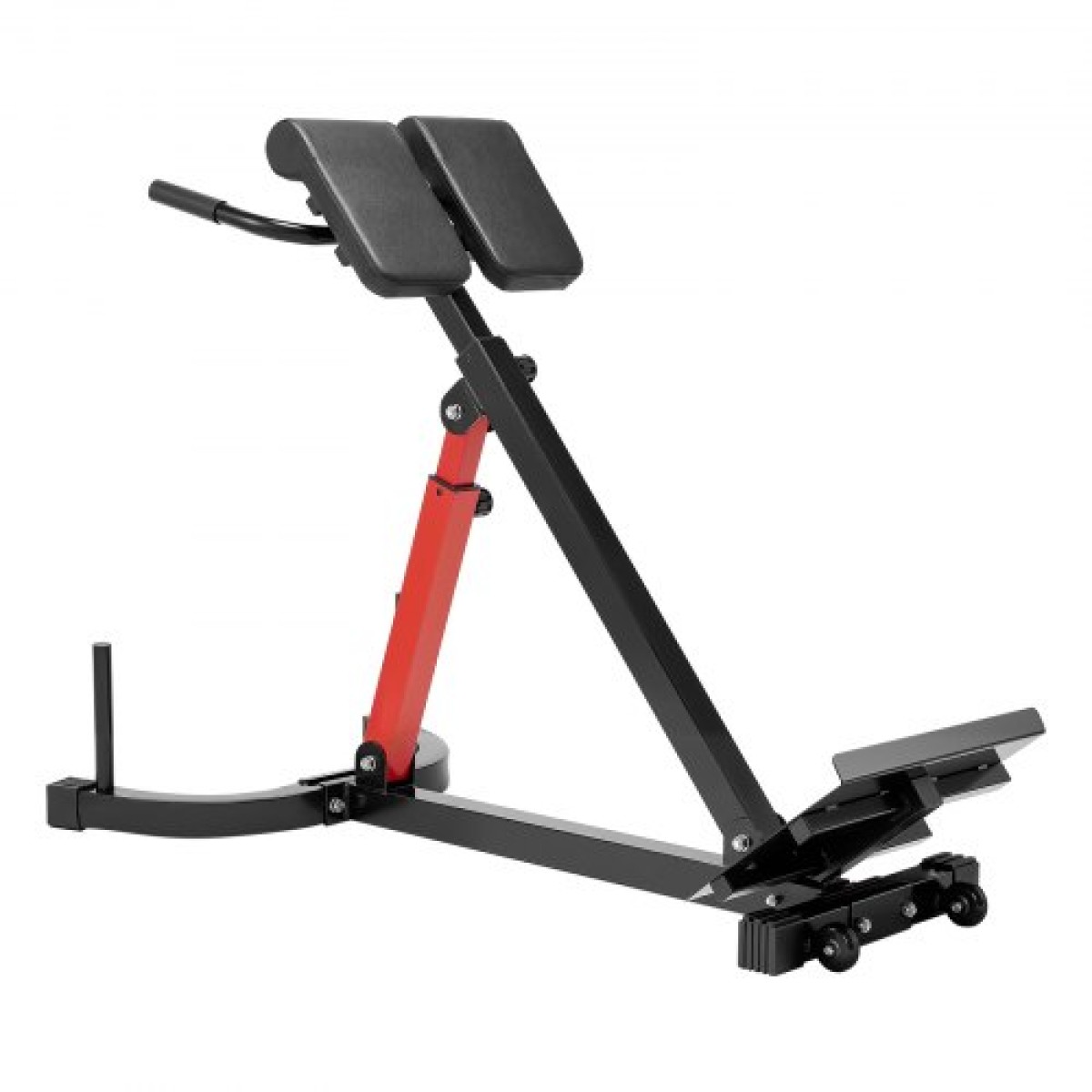 VEVOR Roman Chair Hyperextension Πάγκος, Ρυθμιζόμενο μηχάνημα επέκτασης 350 lbs, Εξοπλισμός άσκησης πολλαπλών λειτουργιών για προπόνηση γλουτών, οπίσθιων μηριαίων, κάτω πλάτης και κοιλιακού, πάγκος βαρών γυμναστικής για γυμναστήριο στο σπίτι