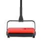 Εγχειρίδιο VEVOR Carpet Sweeper, Sweeper δαπέδου με χωρητικότητα 300 ml Dustbin Capacity, 17 cm πλάτος καθαρισμού για χαλιά οικιακού γραφείου Pet Hair Dust, Red