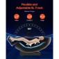 Καρέκλα μασάζ πλήρους σώματος VEVOR Dual-Core 4D+3D, με Extended SL Track, Deep Yoga Stretch, Ηλεκτρικό επεκτάσιμο υποπόδιο, TFT, AI Voice Control, Θερμότητα, Αερόσακοι, Χειριστήρια υποβραχιόνιου, Τροχοί