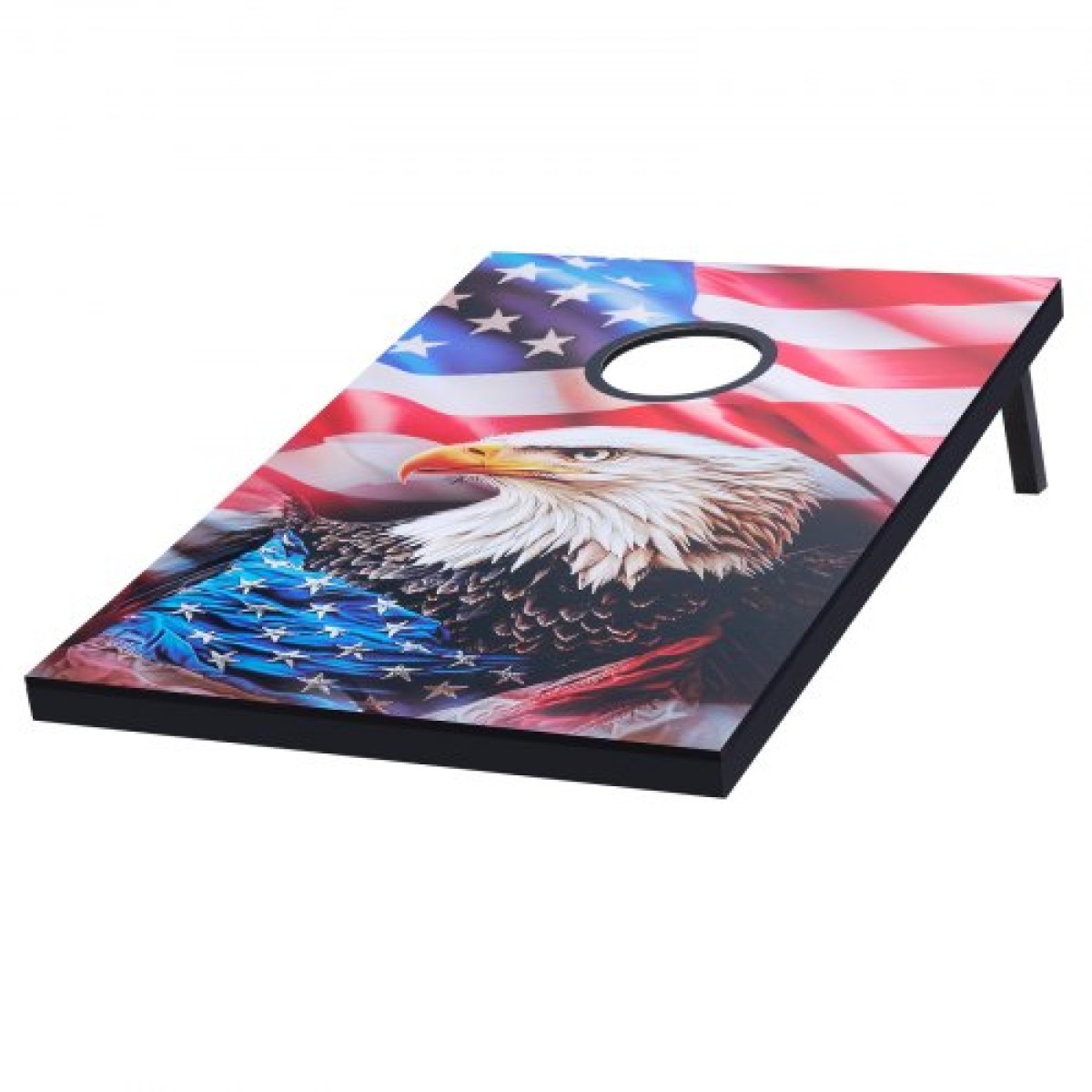 VEVOR Cornhole Set, 3x2 ft Corn Hole σανίδες παιχνιδιών, MDF Wood Portable Toss Board, Εσωτερικό και εξωτερικό παιχνίδι Cornhole για ενήλικες, περιλαμβάνει 8 τσάντες φασολιών και θήκη μεταφοράς, για αυλή, πίσω αυλή, παραλία, κάμπινγκ