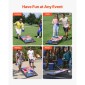 VEVOR Cornhole Set, 3x2 ft Corn Hole σανίδες παιχνιδιών, MDF Wood Portable Toss Board, Εσωτερικό και εξωτερικό παιχνίδι Cornhole για ενήλικες, περιλαμβάνει 8 τσάντες φασολιών και θήκη μεταφοράς, για αυλή, πίσω αυλή, παραλία, κάμπινγκ