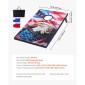 VEVOR Cornhole Set, 3x2 ft Corn Hole σανίδες παιχνιδιών, MDF Wood Portable Toss Board, Εσωτερικό και εξωτερικό παιχνίδι Cornhole για ενήλικες, περιλαμβάνει 8 τσάντες φασολιών και θήκη μεταφοράς, για αυλή, πίσω αυλή, παραλία, κάμπινγκ