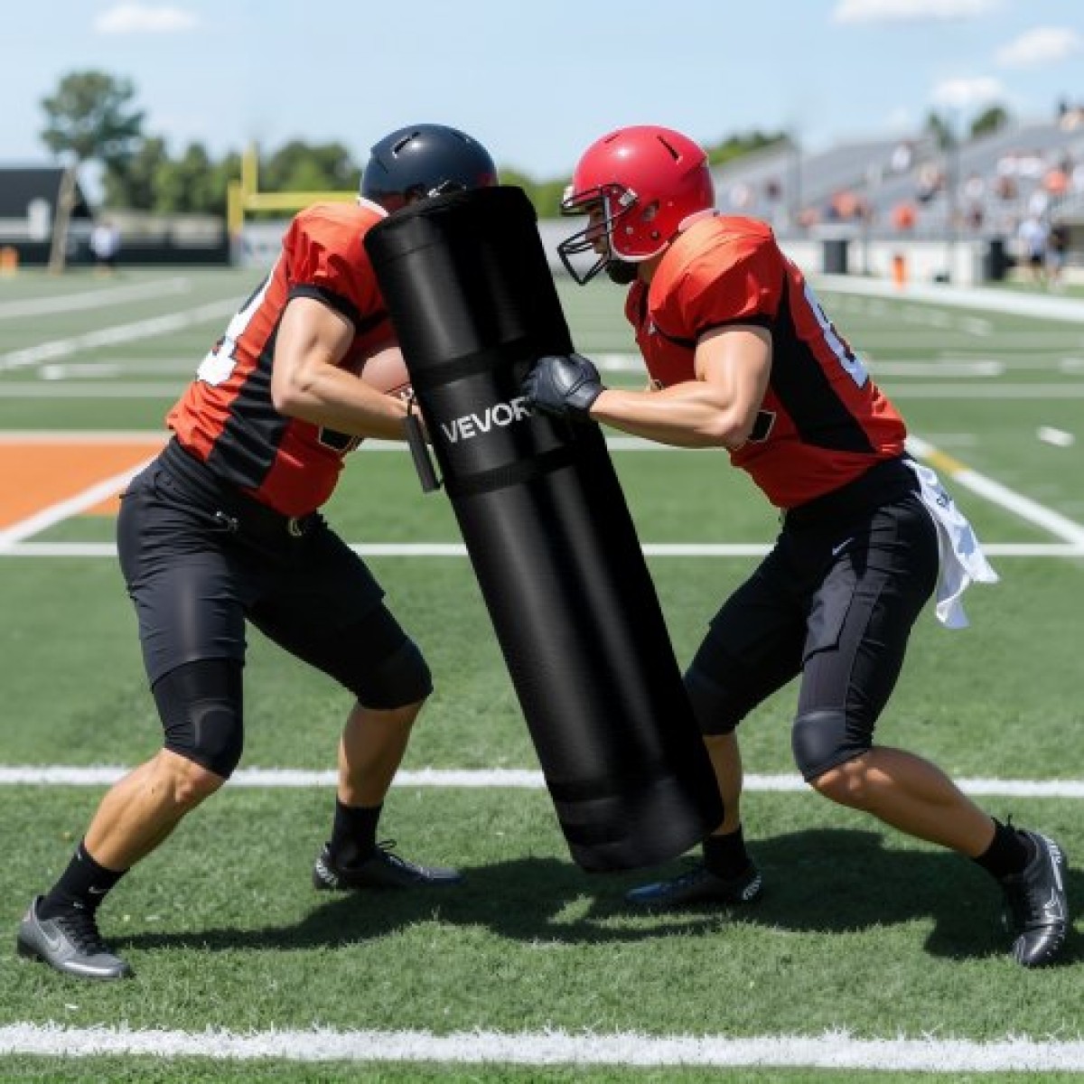 VEVOR Football Tackling Dummy, 47,2 in High Density Sponge Blocking Pad Equipment for Practice, Heavy Duty Tackle Dummies with Handmy, Ιδανικό για ασκήσεις επαφής, Πολεμικές τέχνες, Αθλητική προπόνηση, 1 ΤΕΜ.