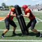 VEVOR Football Tackling Dummy, 47,2 in High Density Sponge Blocking Pad Equipment for Practice, Heavy Duty Tackle Dummies with Handmy, Ιδανικό για ασκήσεις επαφής, Πολεμικές τέχνες, Αθλητική προπόνηση, 1 ΤΕΜ.