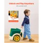 VEVOR Engine Toy, 60 τεμαχίων, Παιδικό σετ επισκευής μηχανικού αυτοκινήτου με αφαιρούμενα εξαρτήματα, φώτα και ήχους, τιμόνι και κόρνα, σετ εργαστηρίου Παιδικό μηχανικό για νήπια 3 ετών και άνω, πράσινο
