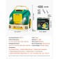 VEVOR Engine Toy, 60 τεμαχίων, Παιδικό σετ επισκευής μηχανικού αυτοκινήτου με αφαιρούμενα εξαρτήματα, φώτα και ήχους, τιμόνι και κόρνα, σετ εργαστηρίου Παιδικό μηχανικό για νήπια 3 ετών και άνω, πράσινο