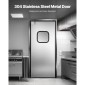 VEVOR Traffic Swing Door, Single Panel Futs Door Opening 91,4 x 213,4 cm, Ανοξείδωτες Επαγγελματικές Πόρτες με Σιδέρωμα & Αξεσουάρ, Ιδανικές για Οικιακή Χρήση, Ανθεκτικές & Εύκολες στην Τοποθέτησή τους