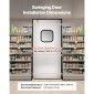 VEVOR Traffic Swing Door, Single Panel Futs Door Opening 91,4 x 213,4 cm, Ανοξείδωτες Επαγγελματικές Πόρτες με Σιδέρωμα & Αξεσουάρ, Ιδανικές για Οικιακή Χρήση, Ανθεκτικές & Εύκολες στην Τοποθέτησή τους