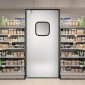 VEVOR Traffic Swing Door, Single Panel Futs Door Opening 91,4 x 213,4 cm, Ανοξείδωτες Επαγγελματικές Πόρτες με Σιδέρωμα & Αξεσουάρ, Ιδανικές για Οικιακή Χρήση, Ανθεκτικές & Εύκολες στην Τοποθέτησή τους