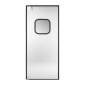 VEVOR Traffic Swing Door, Single Panel Futs Door Opening 91,4 x 213,4 cm, Ανοξείδωτες Επαγγελματικές Πόρτες με Σιδέρωμα & Αξεσουάρ, Ιδανικές για Οικιακή Χρήση, Ανθεκτικές & Εύκολες στην Τοποθέτησή τους