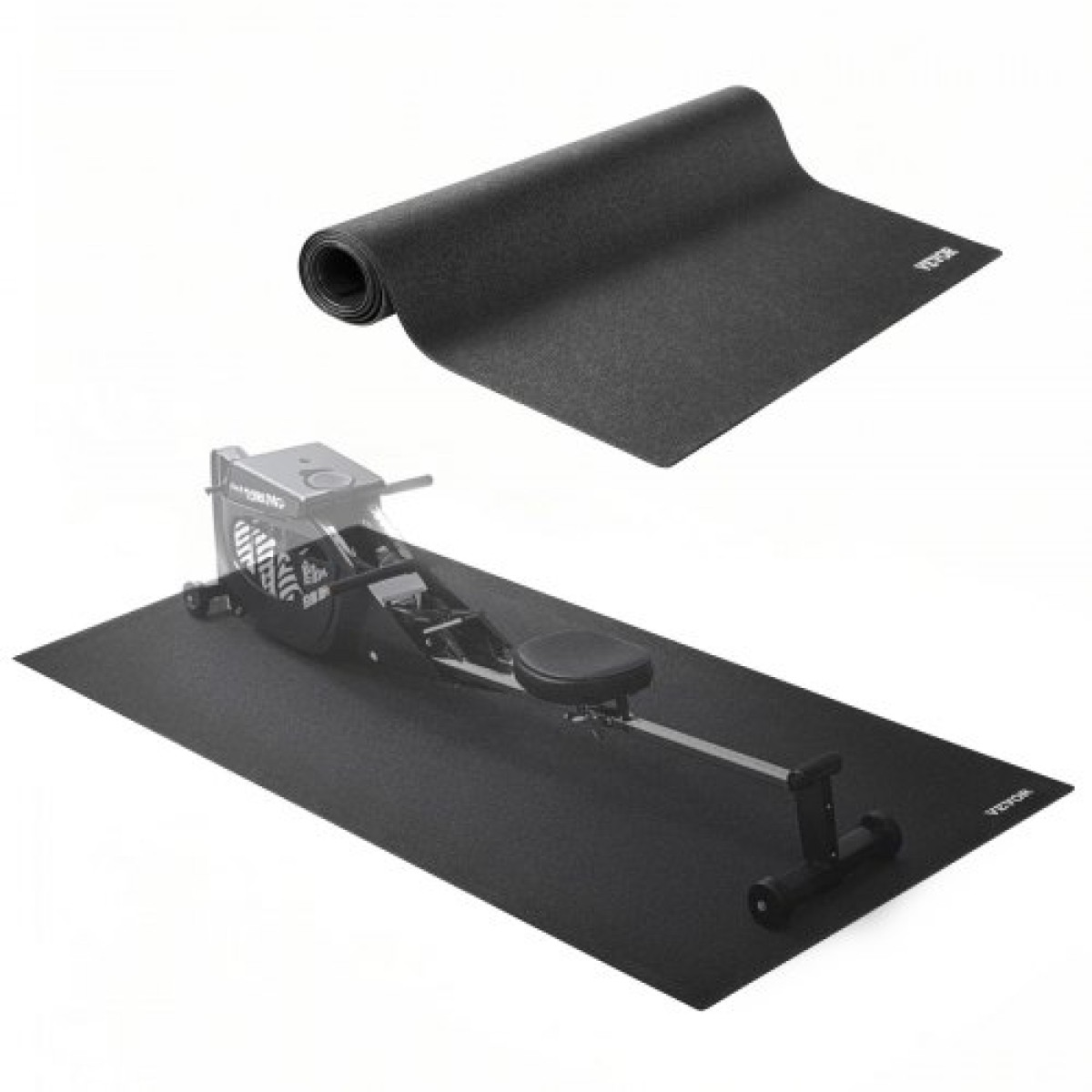 Χαλάκι διαδρόμου VEVOR για δάπεδο χαλί, 900 x 2000 x 4 mm Εξοπλισμός γυμναστικής χαλάκι για διαδρόμους, ελλειπτικό, κωπηλατικό, προστατευτικό δαπέδου PVC υψηλής πυκνότητας, αδιάβροχο και αντιολισθητικό για γυμναστήριο στο σπίτι