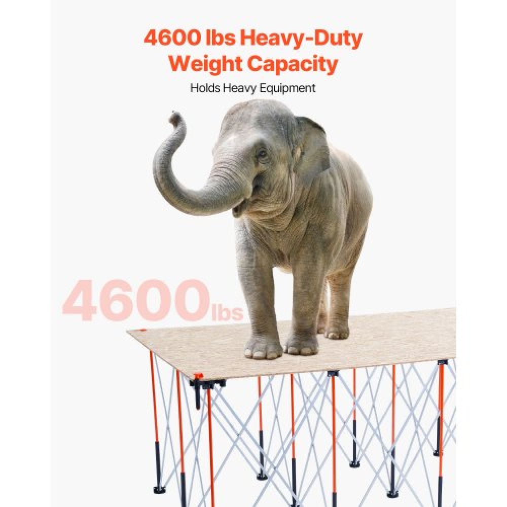 VEVOR Portable Folding Workstand 2445 x 1255 mm Collapsible Work Stand 2724 kg