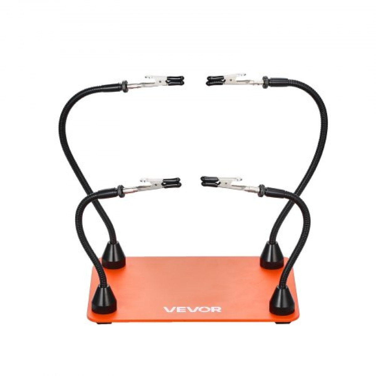 Σταθμός συγκόλλησης VEVOR Magnetic Hands Helping, 4 Flexible Arms, Third Hand Tool, with Alligator Clips & αντιολισθητική ατσάλινη βάση βαρέως τύπου, Soldering Hands Helping for Electronic Repair Craft Hobby DIY