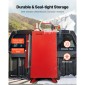 VEVOR 30 Gallon Fuel Caddy, Max Flow 32 L/min, Benzin & Diesel Fuel Tank with Electric Pump, Φορητό δοχείο αποθήκευσης καυσίμου με 2 τροχούς & σωλήνας 10 ft, Gas Caddy για ATV Car Mowers Boat Motorcycle