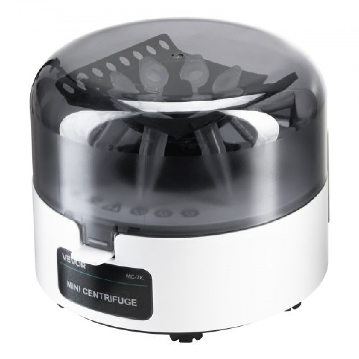 VEVOR Mini Centrifuge Machine, 3013xg RCF Electric Laboratory Centrifuge Machine with 2-in-1 Rotor for 0,2/1,5/2ml Tube Capacity, Fixed Speed ​​7000r/min, Low Noise, ευρέως χρησιμοποιούμενο σε διάφορα πειράματα