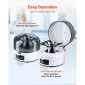 VEVOR Mini Centrifuge Machine, 3013xg RCF Electric Laboratory Centrifuge Machine with 2-in-1 Rotor for 0,2/1,5/2ml Tube Capacity, Fixed Speed ​​7000r/min, Low Noise, ευρέως χρησιμοποιούμενο σε διάφορα πειράματα