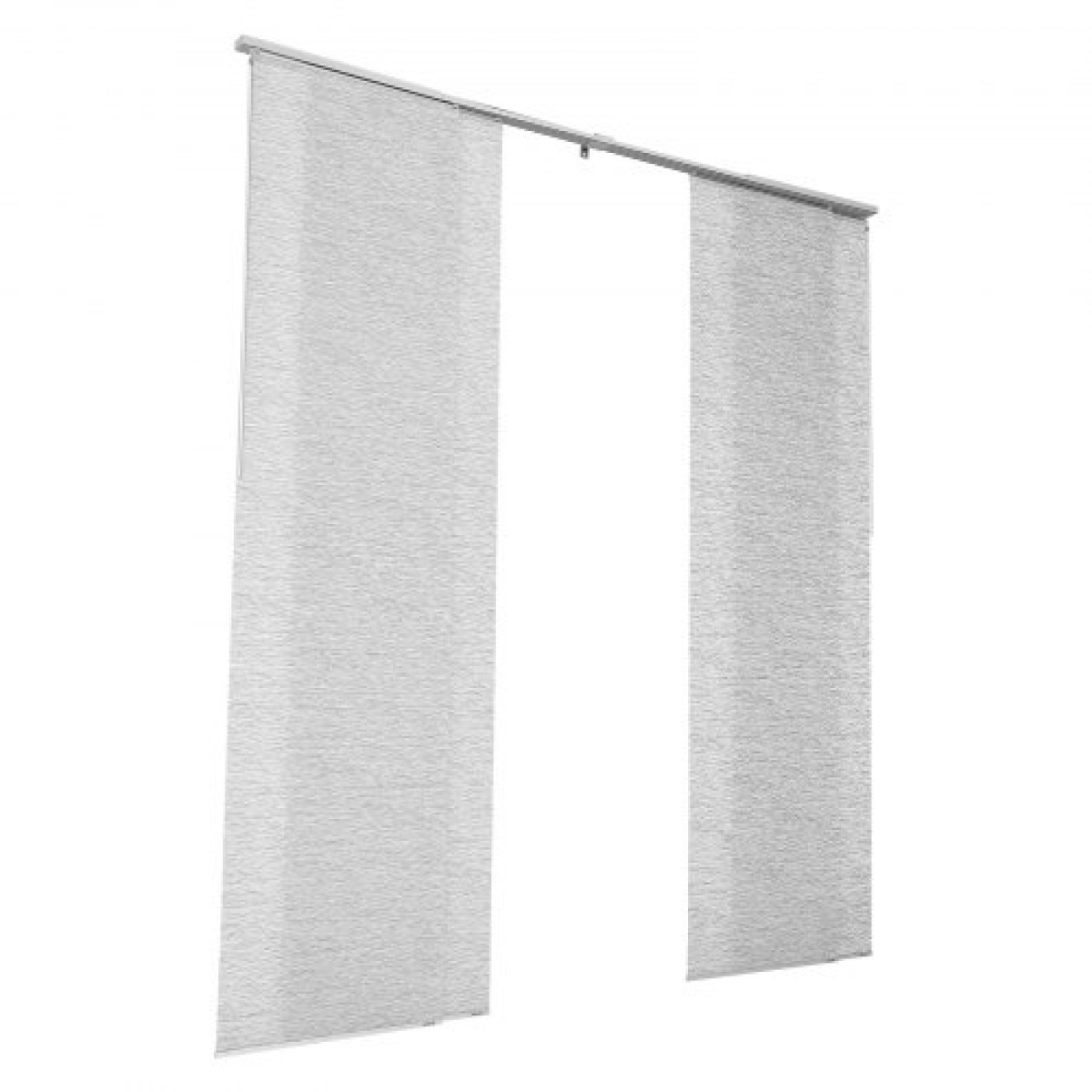 Περσίδες VEVOR Panel Track, Επεκτάσιμη ράγα από 116 cm έως 218 cm W, Trimmable Panel Curtains Μέχρι 243 cm H, Ρυθμιζόμενα κάθετα στόρια για συρόμενες πόρτες, πόρτες βεράντας, διαχωριστικό δωματίου, παράθυρο, γκρι