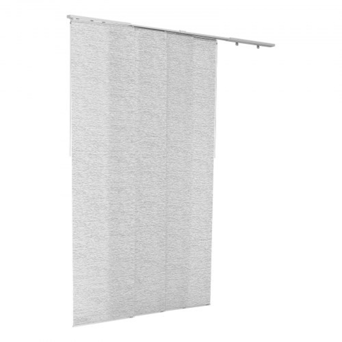 Περσίδες VEVOR Panel Track, Επεκτάσιμη ράγα από 116 cm έως 218 cm W, Trimmable Panel Curtains Μέχρι 243 cm H, Ρυθμιζόμενα κάθετα στόρια για συρόμενες πόρτες, πόρτες βεράντας, διαχωριστικό δωματίου, παράθυρο, γκρι