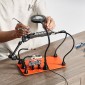 Σταθμός συγκόλλησης VEVOR Magnetic Helping Hands, Τρίτο εργαλείο συγκόλλησης με μεγεθυντικό λαμπτήρα LED 3X, 4 βάσεις PCB & 360 Hot Air Gun Holder, Heavy-Duty Base Station for Electronic Repair Craft Hobby