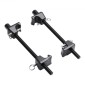 VEVOR Strut Spring Compressor, 2 Pack, Heavy Duty Coil Spring Compressor Tool με εμβέλεια 10,4 ίντσες (256 mm), Συμβατό με εξάγωνες υποδοχές 0,86 ίντσες (22 mm), Κατάλληλο για μοτοσυκλέτα φορτηγών αυτοκινήτων, Μαύρο