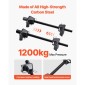 VEVOR Strut Spring Compressor, 2 Pack, Heavy Duty Coil Spring Compressor Tool με εμβέλεια 10,4 ίντσες (256 mm), Συμβατό με εξάγωνες υποδοχές 0,86 ίντσες (22 mm), Κατάλληλο για μοτοσυκλέτα φορτηγών αυτοκινήτων, Μαύρο