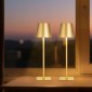 Επιτραπέζιο φωτιστικό VEVOR Cordless, 2-pack, 5200mAh Ενσωματωμένο επιτραπέζιο φωτιστικό με επαναφορτιζόμενη μπαταρία, 3 χρωμάτων Stepless Dimming Up, 3000-6500K θερμοκρασία χρώματος, επιτραπέζιο φωτιστικό για εστιατόριο, υπνοδωμάτιο, εξωτερικό χώρο, χρυσ