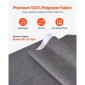 Περσίδες VEVOR Panel Track, Επεκτάσιμη ράγα από 116 cm έως 218 cm W, Trimmable Panel Curtains Up έως 243 cm H, Κάθετα στόρια συσκότισης για συρόμενες πόρτες, πόρτες βεράντας, διαχωριστικό δωματίου, σκούρο γκρι
