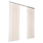 Περσίδες VEVOR Panel Track, Επεκτάσιμη ράγα από 116 cm έως 218 cm W, Trimmable Panel Curtains Μέχρι 243 cm H, Ρυθμιζόμενα κάθετα στόρια για συρόμενες πόρτες, πόρτες βεράντας, διαχωριστικό δωματίου, ανοιχτό καφέ