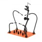 Βοηθητικός σταθμός συγκόλλησης VEVOR Magnetic Hands Helping, 4 Flexible Arms Third Hand Tool, με 6 βάσεις PCB Pillar & 360 Hot Air Gun Holder, Heavy-Duty Base Soldering Helper for Electronic Repair Craft