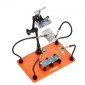 Βοηθητικός σταθμός συγκόλλησης VEVOR Magnetic Hands Helping, 4 Flexible Arms Third Hand Tool, με 6 βάσεις PCB Pillar & 360 Hot Air Gun Holder, Heavy-Duty Base Soldering Helper for Electronic Repair Craft