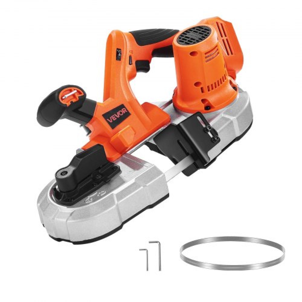 VEVOR 20V Portable Cordless Band Saw 2.56 in Deep Cut Variable Speed (Bare Tool)