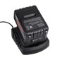 VEVOR 20V MAX, φορητή μπαταρία και φορτιστή Combo, AC 220V, 4.0 Ah μπαταρία ιόντων λιθίου, 4000 mAh Μεγάλη χωρητικότητα, Εκτεταμένος χρόνος λειτουργίας, Συμβατό με εργαλεία σειράς, για αντικατάσταση και γρήγορη φόρτιση