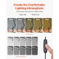 Σταθμός συγκόλλησης VEVOR Magnetic Hands Helping, 4 Flexible Arms Third Hand Tool with 3X LED μεγεθυντικός λαμπτήρας & αντιολισθητική βάση βαρέως τύπου, Soldering Hands Helping for Electronic Repair Craft Hobby DIY