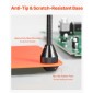 Σταθμός συγκόλλησης VEVOR Magnetic Hands Helping, 4 Flexible Arms Third Hand Tool with 3X LED μεγεθυντικός λαμπτήρας & αντιολισθητική βάση βαρέως τύπου, Soldering Hands Helping for Electronic Repair Craft Hobby DIY