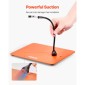 Σταθμός συγκόλλησης VEVOR Magnetic Hands Helping, 4 Flexible Arms Third Hand Tool with 3X LED μεγεθυντικός λαμπτήρας & αντιολισθητική βάση βαρέως τύπου, Soldering Hands Helping for Electronic Repair Craft Hobby DIY