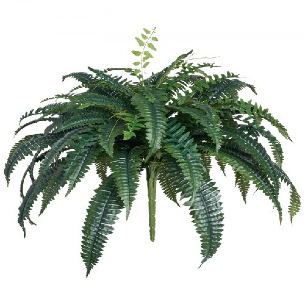 VEVOR Τεχνητές φτέρες, 1219 mm Fake Boston Fern Bush Plant with 88 Fronds, Large Faux Greenery για εσωτερική και εξωτερική διακόσμηση, μετάξι και LDPE, ρεαλιστική για οικιακή βεράντα στον κήπο Γραφείο Σαλόνι Γραφείου