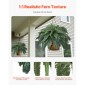 VEVOR Τεχνητές φτέρες, 1219 mm Fake Boston Fern Bush Plant with 88 Fronds, Large Faux Greenery για εσωτερική και εξωτερική διακόσμηση, μετάξι και LDPE, ρεαλιστική για οικιακή βεράντα στον κήπο Γραφείο Σαλόνι Γραφείου
