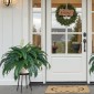 VEVOR Τεχνητές φτέρες, 1219 mm Fake Boston Fern Bush Plant with 88 Fronds, Large Faux Greenery για εσωτερική και εξωτερική διακόσμηση, μετάξι και LDPE, ρεαλιστική για οικιακή βεράντα στον κήπο Γραφείο Σαλόνι Γραφείου