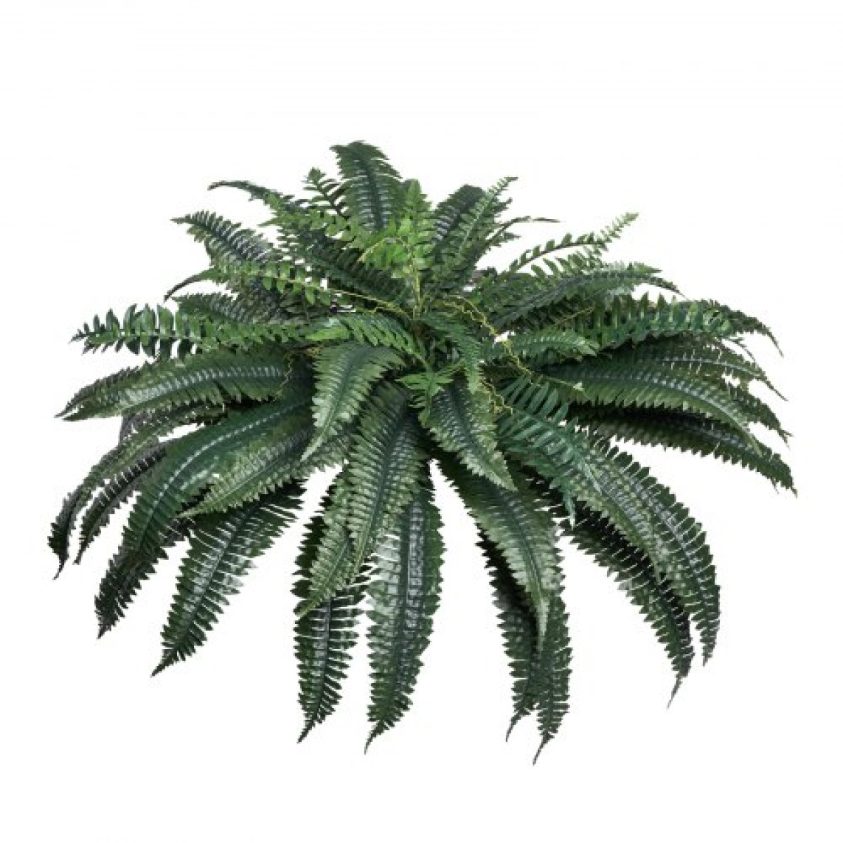 VEVOR Τεχνητές φτέρες, 1219 mm Fake Boston Fern Bush Plant with 88 Fronds, Large Faux Greenery για εσωτερική και εξωτερική διακόσμηση, μετάξι και LDPE, ρεαλιστική για οικιακή βεράντα στον κήπο Γραφείο Σαλόνι Γραφείου