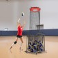 Εξοπλισμός προπόνησης VEVOR Volleyball Setter, Προπονητής βόλεϊ με ρυθμιζόμενο γωνία και ύψος, φορητό δίχτυ εξάσκησης με καρότσι, ρόδες, τσάντα μεταφοράς, εσωτερικός εξωτερικός στόχος για το σερβίρισμα